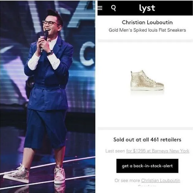 fashion selebriti, sepatu selebriti, harga fashion selebriti