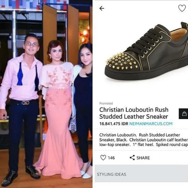 fashion selebriti, sepatu selebriti, harga fashion selebriti