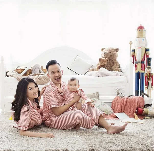 Sarwendah, Ruben, dan anaknya