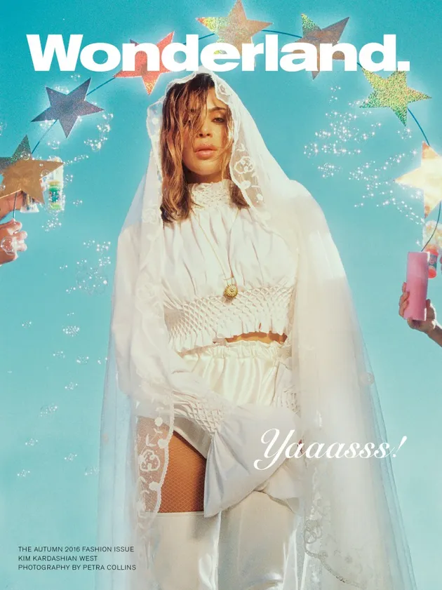 Kim Kardashian Wonderland Magazine
