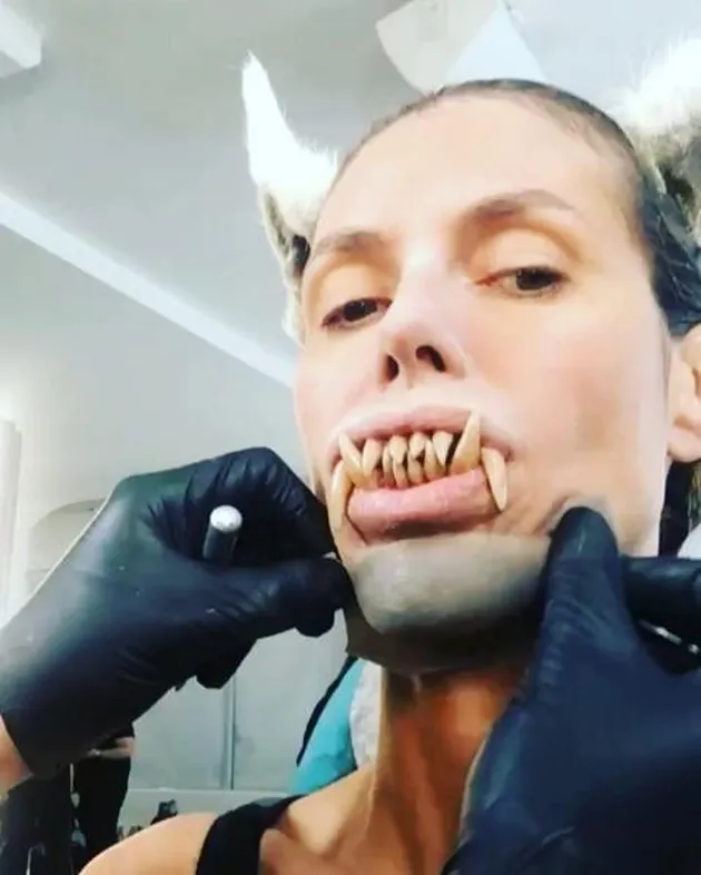 Kostum Halloween Heidi Klum