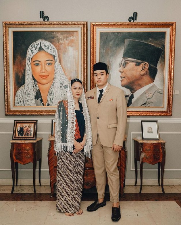 Photo of Jeje Soekarno and Bella Clarisa Styled Like President Soekarno & Ibu Fatmawati, Praised by Donna Harun