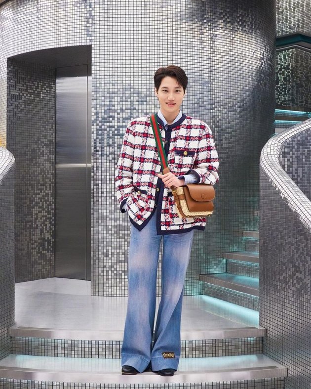 Photo of Kai EXO to Lee Ji Ah 'PENTHOUSE' at the Grand Opening of Gucci's Luxurious Bling-Bling Store