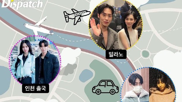 Photos of Karina aespa and Lee Jae Wook Allegedly Dating, Love Blossoms at Prada Fashion Show?
