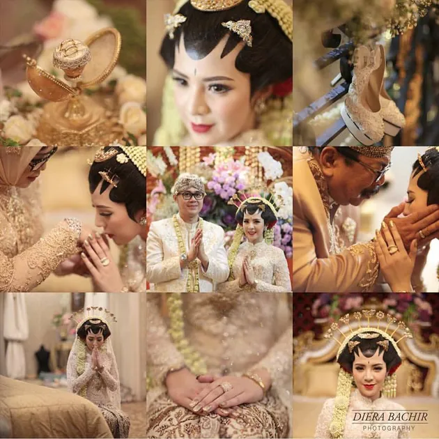 Foto pernikahan putri Gubernur Soekarwo - Kartika Prawita