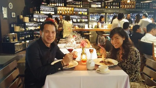 Ari Wibowo dan istrinya Inge