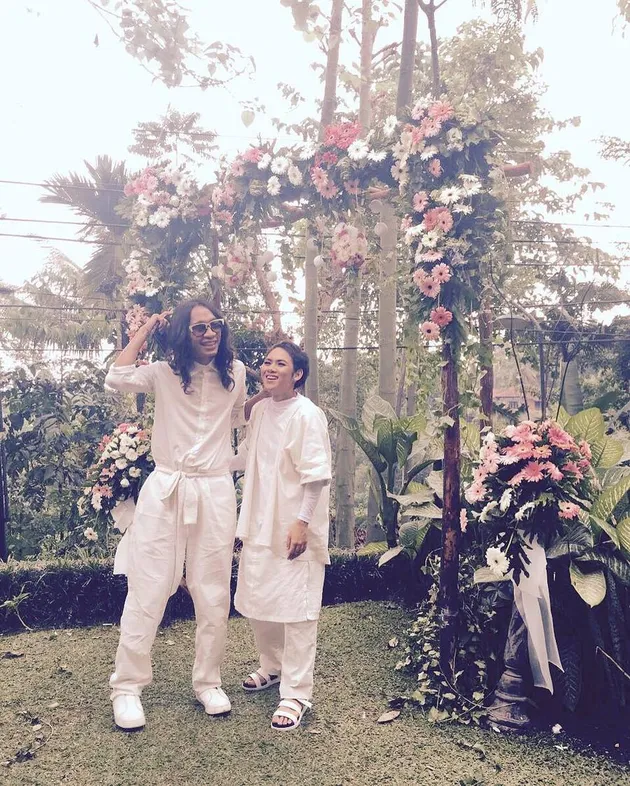 pernikahan Aming - istrinya Evelyn alias Kevin