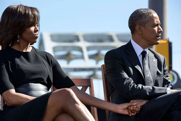 foto mesra Obama-Michelle