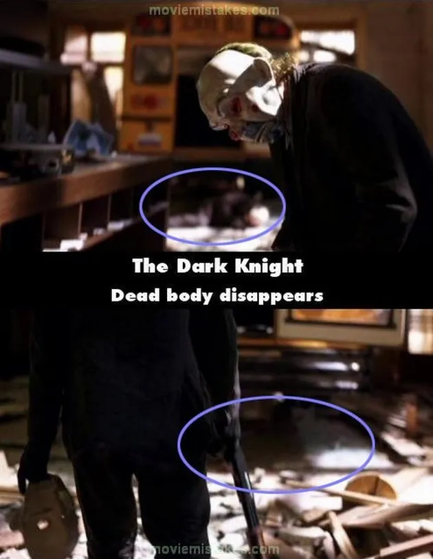 bloopers, kesalahan film, kesalahan film batman