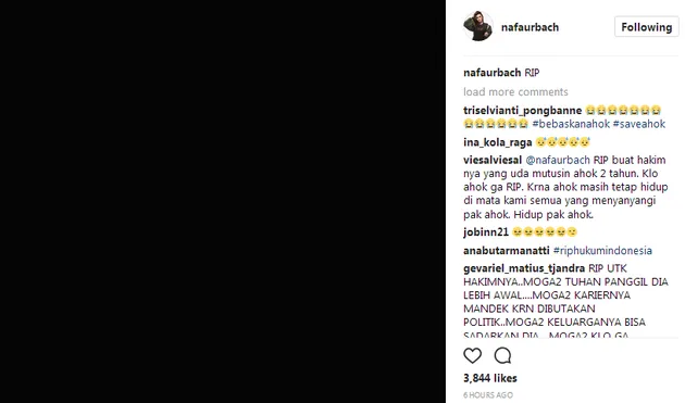 Artis Dukung Ahok