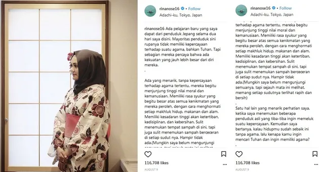 Rina Nose Lepas Hjab