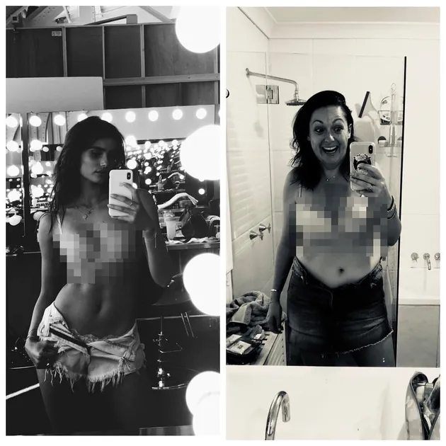 Foto mirip selebriti Hollywood