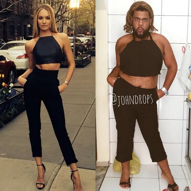 Pria Ini Tirukan Model Dunia