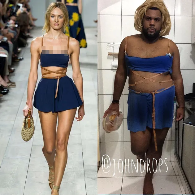 Pria Ini Tirukan Model Dunia