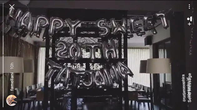 Tatjana Saphira Ulang Tahun ke 20