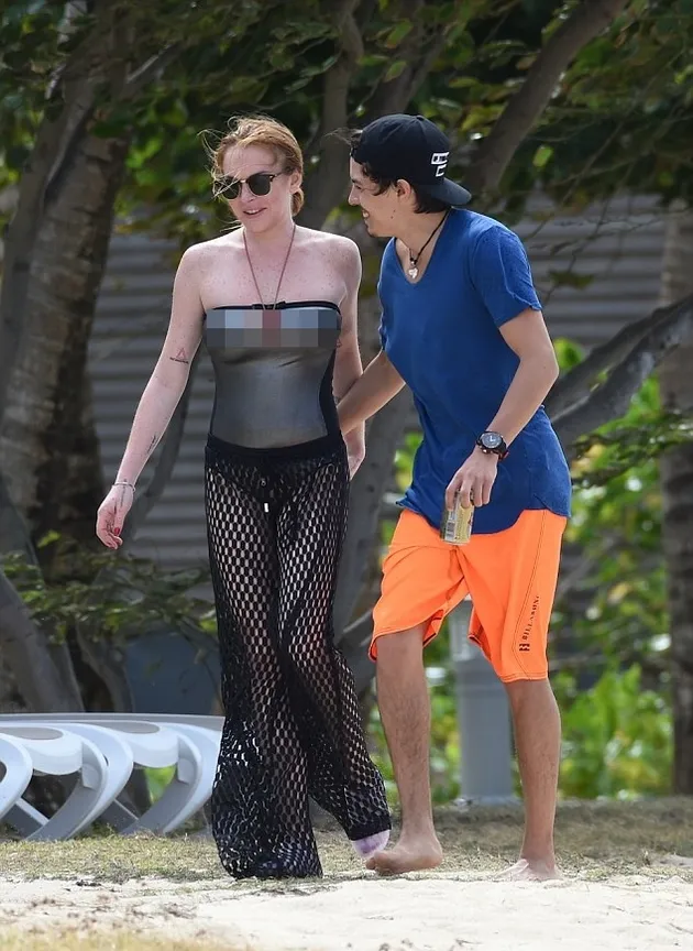 Lindsay Lohan &amp; Pacarnya Mesra