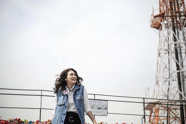 Luna Maya di Seoul Korea