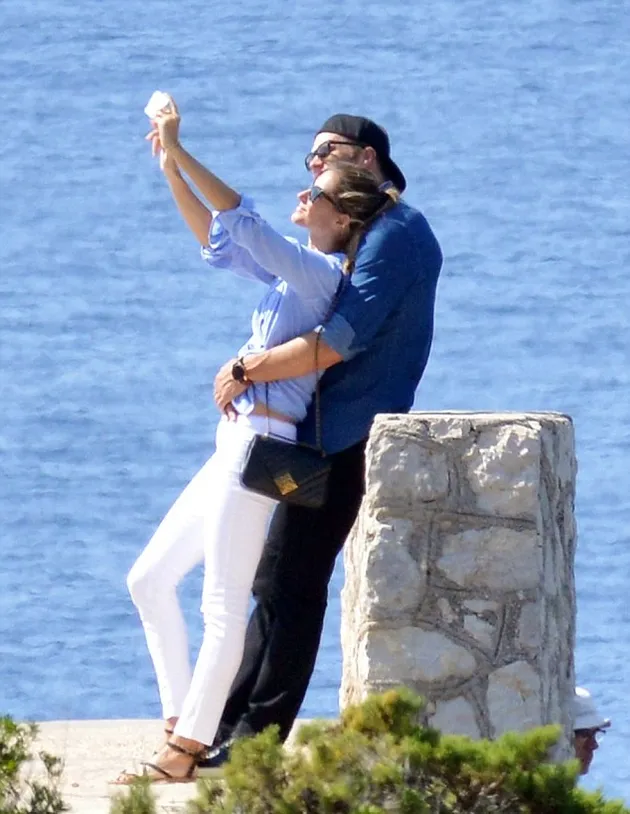 Tom Brady dan Gisele Bundchen di Italia