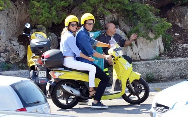 Tom Brady dan Gisele Bundchen di Italia