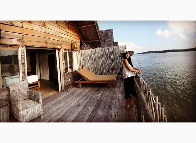 Liburan Mey Chan di Telunas Private Island