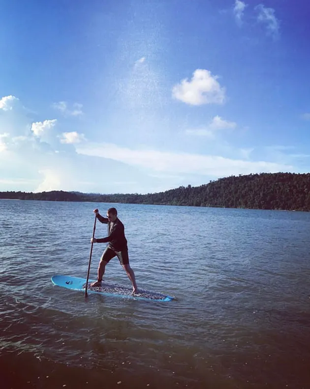 Liburan Mey Chan di Telunas Private Island