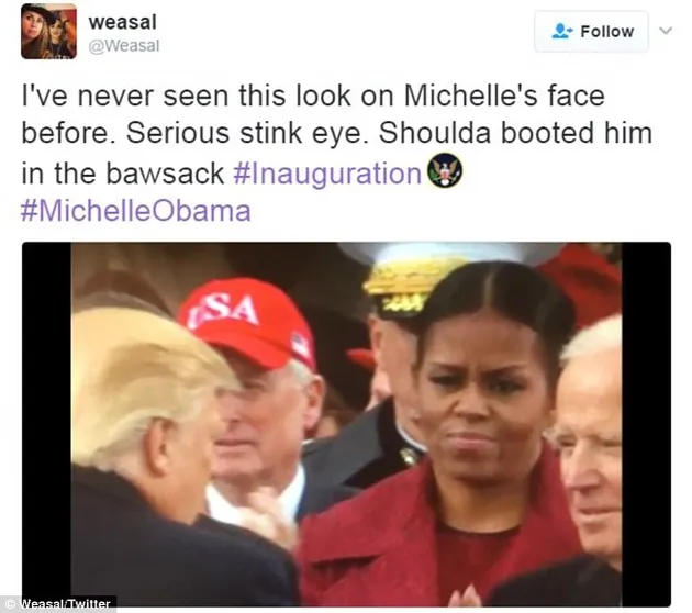 Michelle Obama - Pelantikan Donald Trump