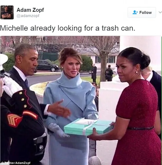Michelle Obama - Pelantikan Donald Trump