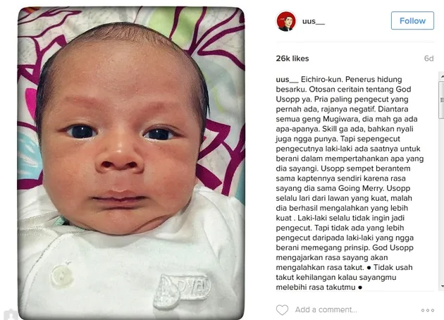 Baby Eichiro - anak Uus