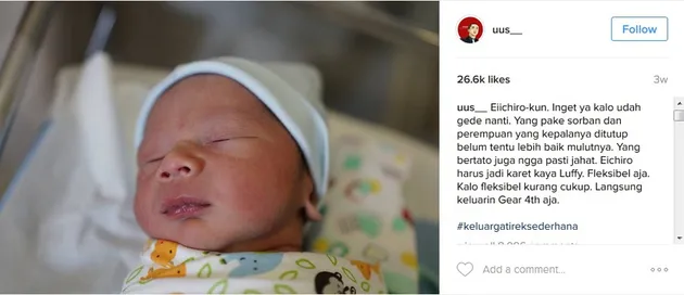 Baby Eichiro - anak Uus