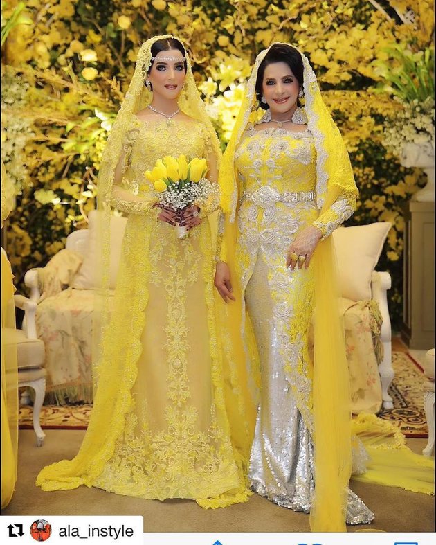 FOTO: MAKEUP DAN KEBAYA PERNIKAHAN TASYA FARASYA, YELLOW 