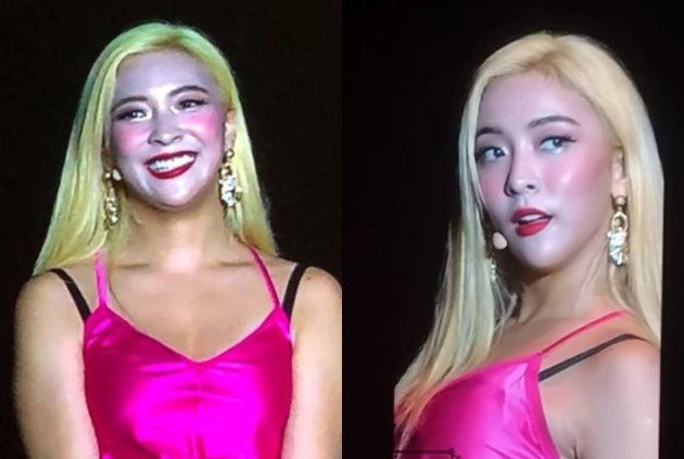Luna f(x) bikin penggemar sedih ketika tampil sebagai penyanyi solo di Thailand. Makeup-nya terlihat begitu tebal dan nggak matching dengan kulit lainnya!