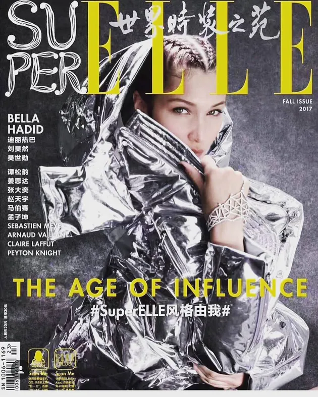 Cover Majalah Bella Hadid