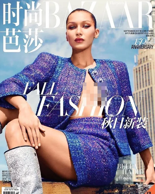 Cover Majalah Bella Hadid