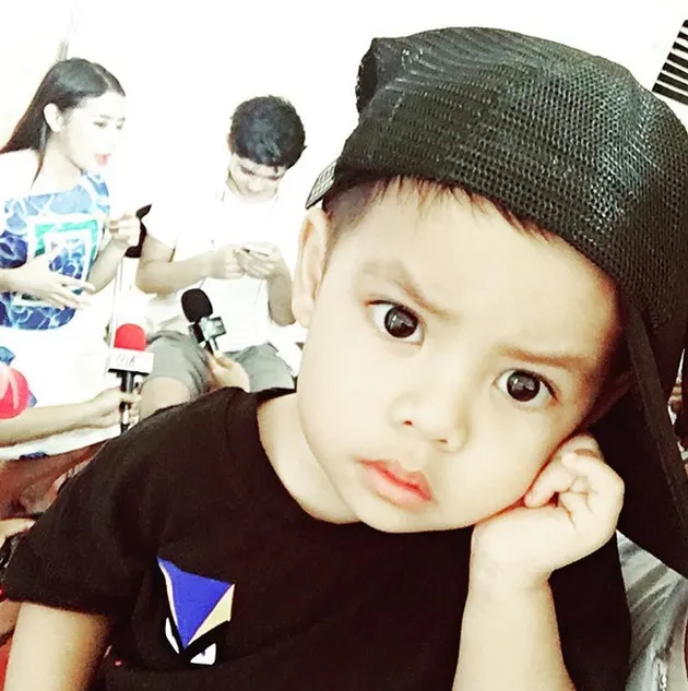 prilly aliando, malik, anak lucu, bayi lucu, maliq