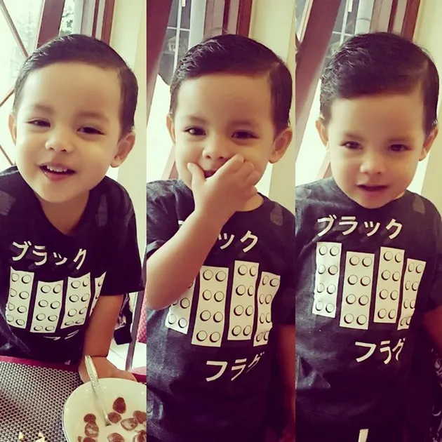 prilly aliando, malik, anak lucu, bayi lucu, maliq