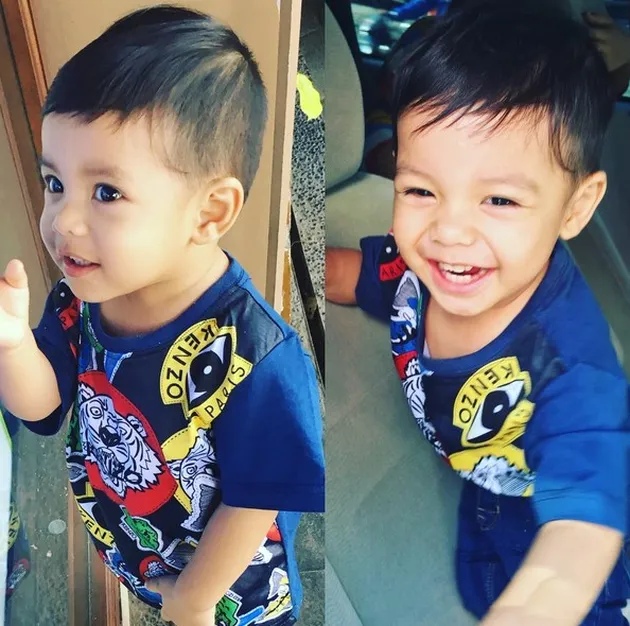 prilly aliando, malik, anak lucu, bayi lucu, maliq