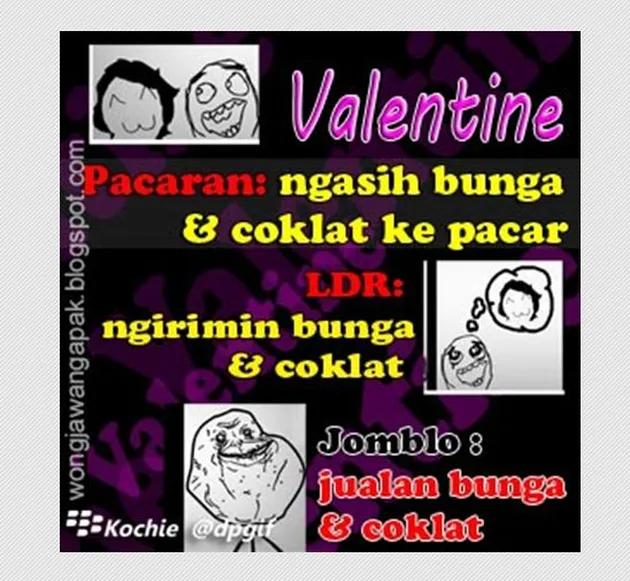meme jomblo, meme valentine