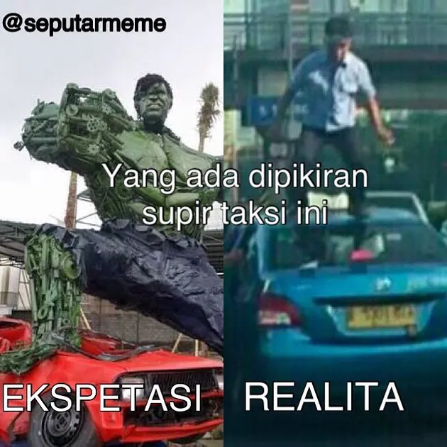 meme demo taksi jakarta