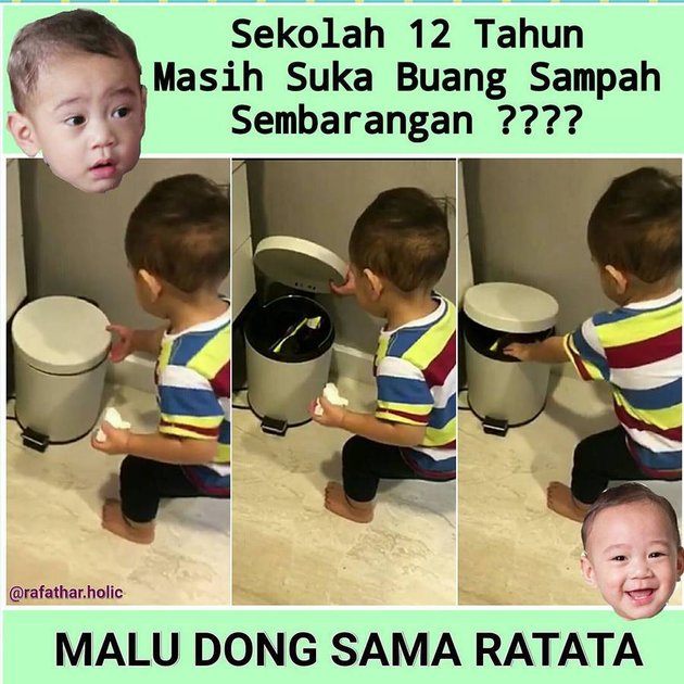 Foto Meme Meme Kocak Rafathar Bikin Gemes Sama Ekspresinya