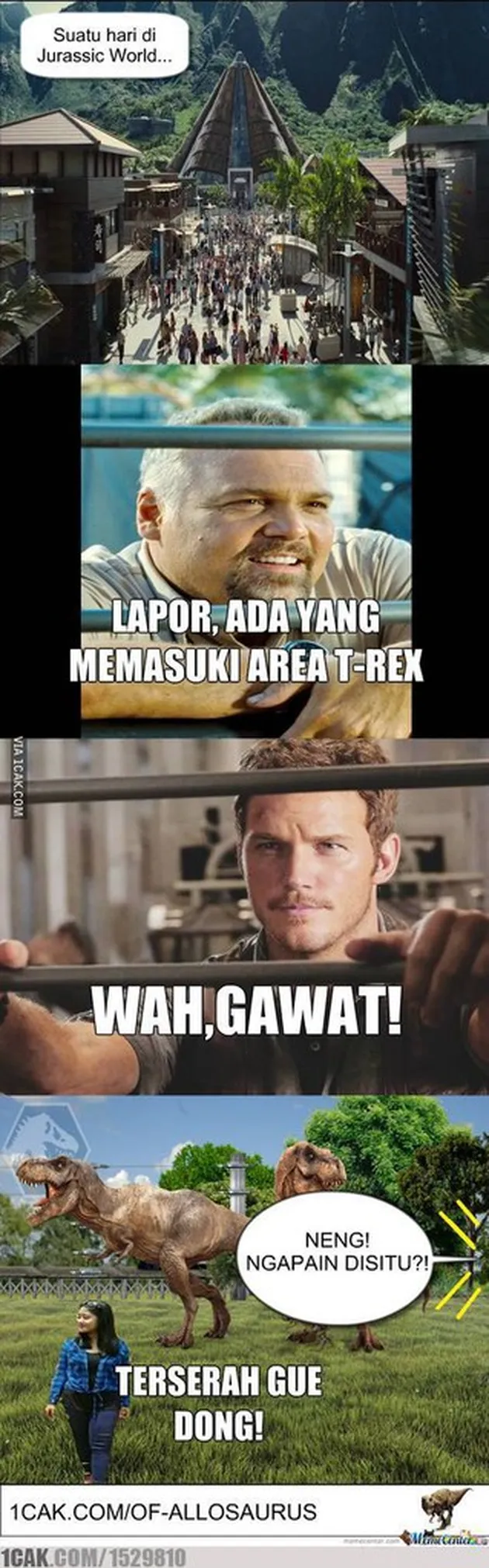 meme-meme kocak Hesti perusak taman bunga Amaryllis