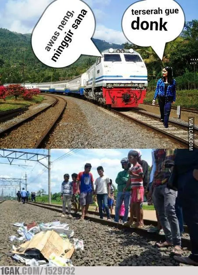 meme-meme kocak Hesti perusak taman bunga Amaryllis