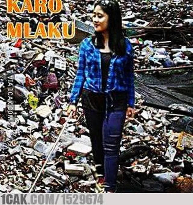 meme-meme kocak Hesti perusak taman bunga Amaryllis