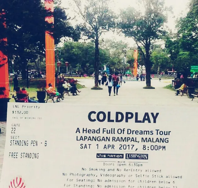 meme coldplay, meme tiket coldplay