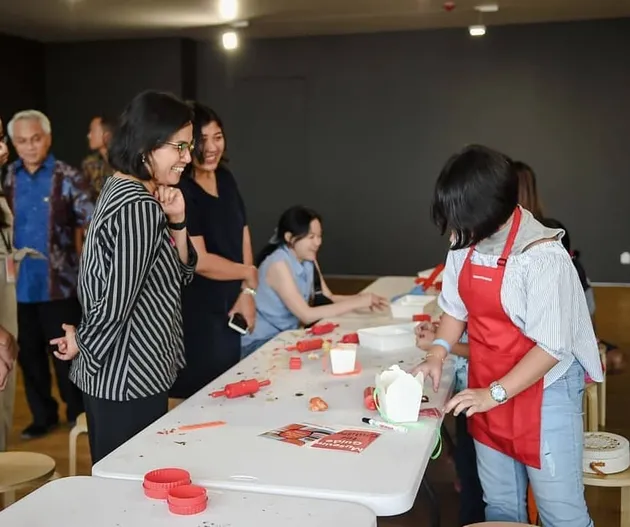Menteri Sri Mulyani kunjungi Museum Macan