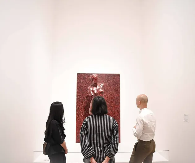 Menteri Sri Mulyani kunjungi Museum Macan