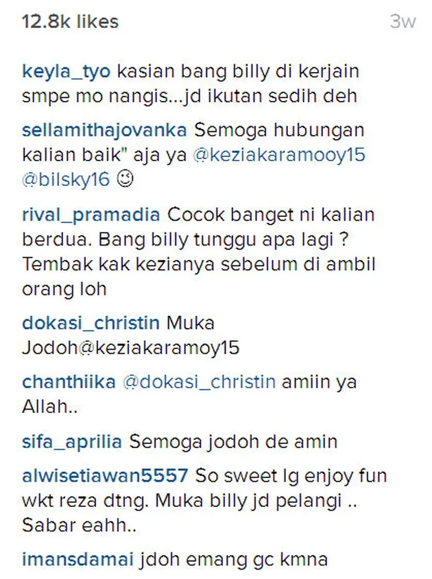 Billy Syahputra - Kezia Karamooy