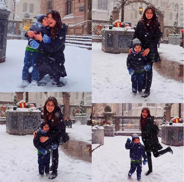 Momen Bahagia Carissa Putri - Quenzino Liburan di Amerika