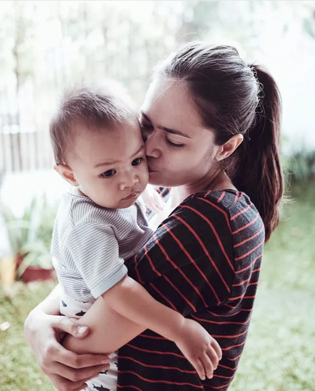 FOTO: Momen Lovely Sabai Morscheck dan Baby Bjorka