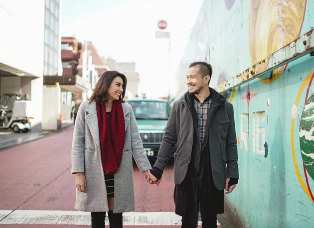 FOTO: Momen Mesra Tyas Mirasih - Kekasih di Nakano City, Jepang