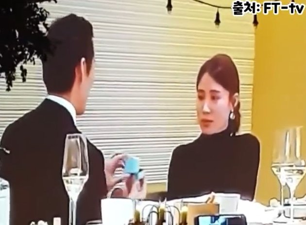 Namgoong Min's Photo When Giving a Surprise Proposal to Jin Ah Reum Circulates, Said to be a Real Korean Drama